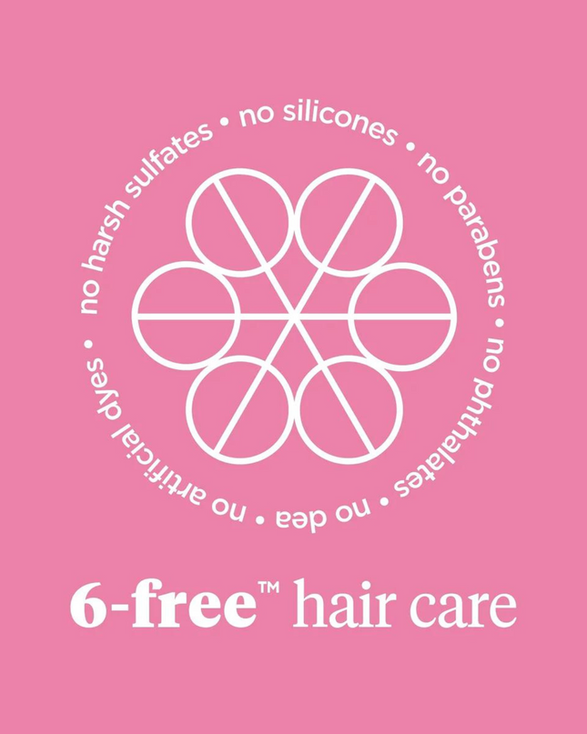 A frizz-fighting, silicone-free conditioner that smooths strands and adds shine to hair.