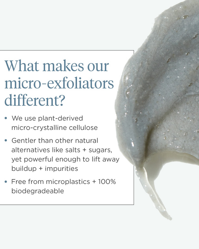 An exfoliating, sulfate-free scalp scrub that is clinically shown to increase scalp hydration up to 120%.* Soothes dry, itchy, irritated scalps.