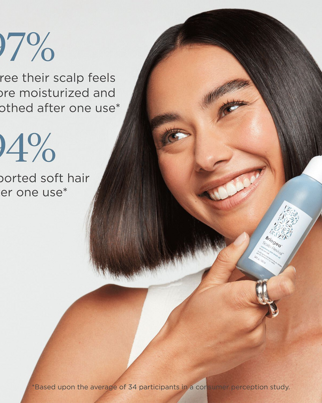 A hair and scalp pre-wash treatment formulated with biomimetic lipid-rich oils and vitamins that strengthen the skin’s moisture barrier while deeply nourishing the hair. Rosemary oil, tea tree oil, and bisabolol help soothe a dry scalp and create a balanced environment to support healthy hair.