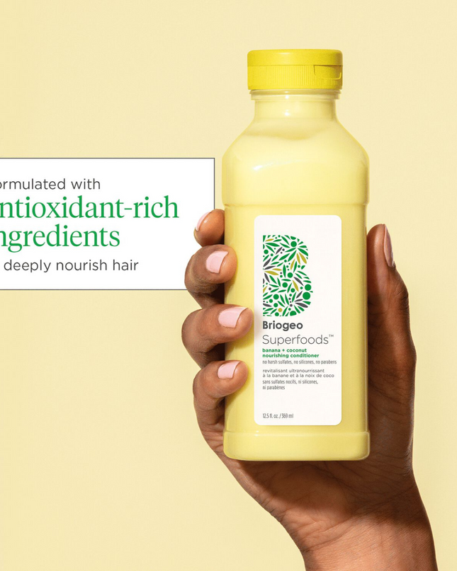 A nutrient-rich, tropical smoothie-inspired conditioner that deeply nourishes dry, parched hair.