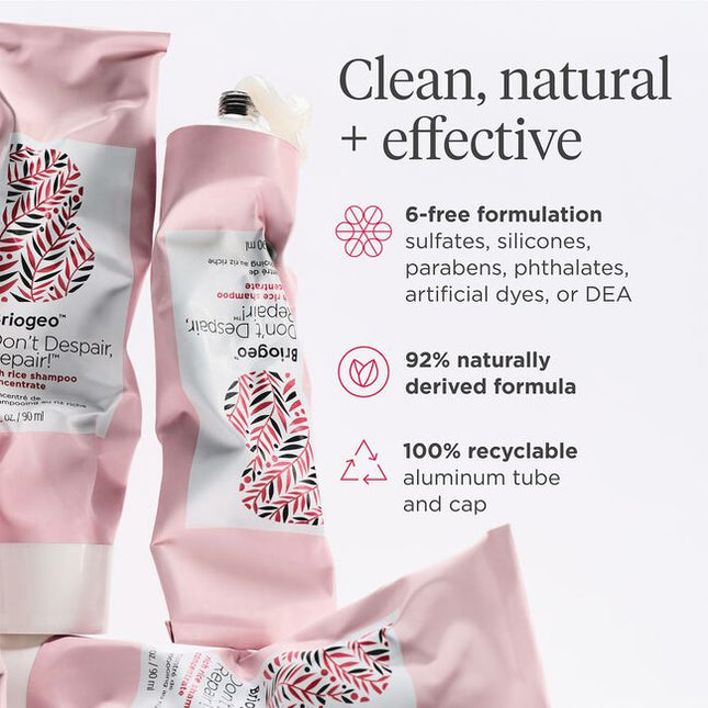 A concentrated water-activated treatment shampoo that gently cleanses severely damaged hair while replenishing it with vital nutrients.