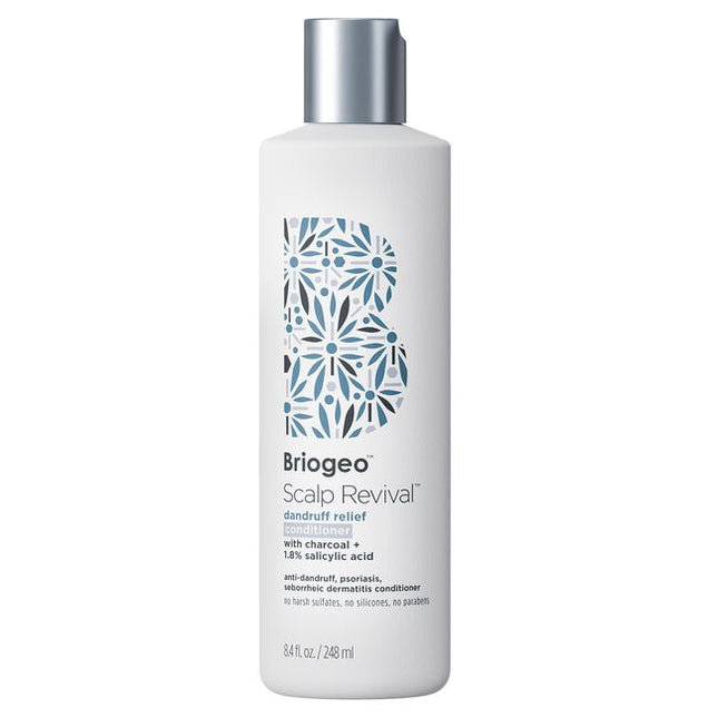A clean, naturally derived, and silicone-free anti-dandruff conditioner that targets scalp flaking + itching, while providing root to tip moisture.