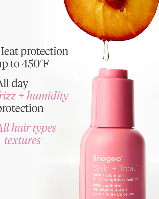 A silicone-free multitasking hair oil that protects, smooths, moisturizes and adds subtle shine to fine hair without weighing it down. Using 99% naturally derived ingredients, this versatile oil enhances fine to medium hair with weightless moisture, a soft, subtle glow, and a frizz-free finish. Heat + humidity protection combine with a featherweight texture to allow for wet or dry styling without damage to delicate strands.