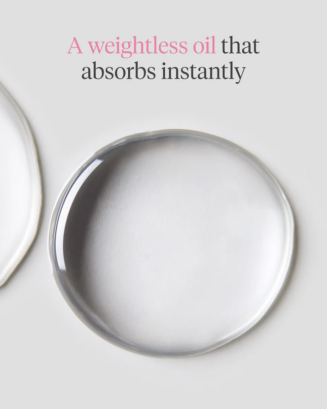 A silicone-free multitasking hair oil that protects, smooths, moisturizes and adds subtle shine to fine hair without weighing it down. Using 99% naturally derived ingredients, this versatile oil enhances fine to medium hair with weightless moisture, a soft, subtle glow, and a frizz-free finish. Heat + humidity protection combine with a featherweight texture to allow for wet or dry styling without damage to delicate strands.