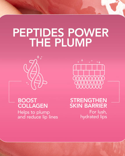 BUXOM's Full-On Plumping Lip Polish glides on with a weightless, non-sticky feel, visibly plumping the appearance of lips. Our signature peptide complex plumps, while vitamin E provides moisture for soft, luscious lips. All with a high-shine, shimmering finish and a comfortable, tantalizing tingle.