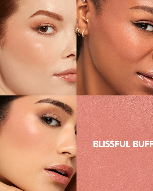 This cutting-edge blush combines the ease of a cream, the finish of a powder and our advanced plumping technology that’s clinically shown to visibly plump cheeks. A perfect blend of matte &amp; radiant, the airy texture blends like a dream, leaving cheeks with a hazy wash of medium buildable color and a diffused, cloud-like finish. Cruelty free.