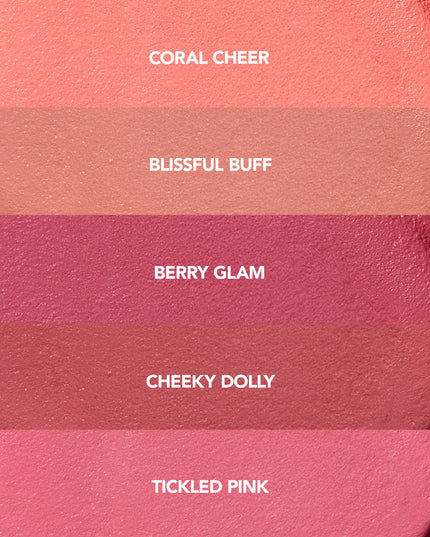 This cutting-edge blush combines the ease of a cream, the finish of a powder and our advanced plumping technology that’s clinically shown to visibly plump cheeks. A perfect blend of matte &amp; radiant, the airy texture blends like a dream, leaving cheeks with a hazy wash of medium buildable color and a diffused, cloud-like finish. Cruelty free.