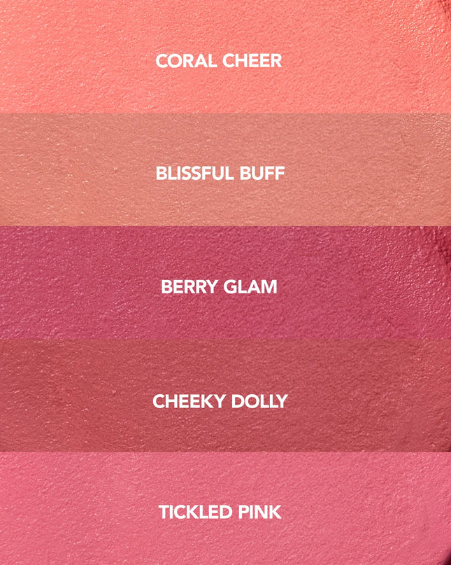 This cutting-edge blush combines the ease of a cream, the finish of a powder and our advanced plumping technology that’s clinically shown to visibly plump cheeks. A perfect blend of matte &amp; radiant, the airy texture blends like a dream, leaving cheeks with a hazy wash of medium buildable color and a diffused, cloud-like finish. Cruelty free.