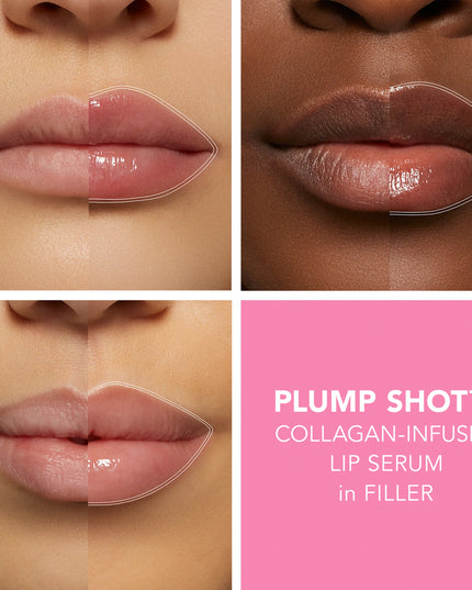 Let’s get this party started with BUXOM's limited-edition Pout Party Lip Plumping Duo. This full-size lip gift set includes two of our cooling Plump Shot Lip Serums which are clinically proven to plump lips by 18% and smooth out lip lines by 34%. It's time to turn up your lip volume.