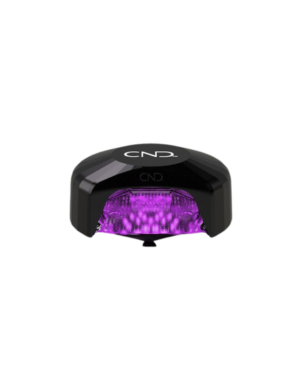 An advanced nail lamp designed to cure all CND™ light‑curable systems cures with no UV LED light. New VISIBLE LIGHT TECHNOLOGY™ precisely cures CND™ products for service longevity without using UV LED diodes.