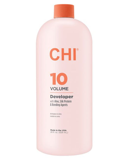 CHI Developer offers excellent conditioning properties and protection to hair while providing moisture to dry and sensitive scalps. It provides a stronger barrier on the strands, reducing frizz and adding shine with stronger fibers, capable of bonding and repairing hair form the inside out.