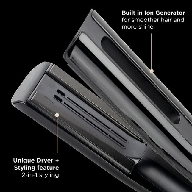 The CHI Lava AirGlide Multistyler combines advanced CHI Lava Technology with powerful airflow and precision heating to deliver salon-quality results in one sleek, all-in-one tool. Designed with Volcanic Lava-infused plates and a high-speed 106,900 RPM motor, it offers fast drying and frizz-free styling with minimized heat damage.