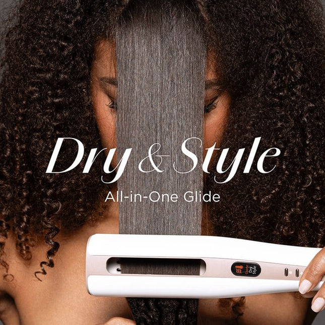 The CHI Lava AirGlide Multistyler combines advanced CHI Lava Technology with powerful airflow and precision heating to deliver salon-quality results in one sleek, all-in-one tool. Designed with Volcanic Lava-infused plates and a high-speed 106,900 RPM motor, it offers fast drying and frizz-free styling with minimized heat damage.