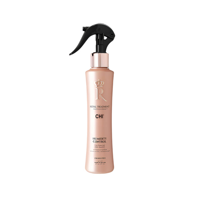Frizz Tamer and Water Repellent. This lightweight no-heat required spray forms a protective shield on hair, sealing the cuticle to lock in moisture. It smooths strands to prevent frizz and provides a stunning high-shine finish.
