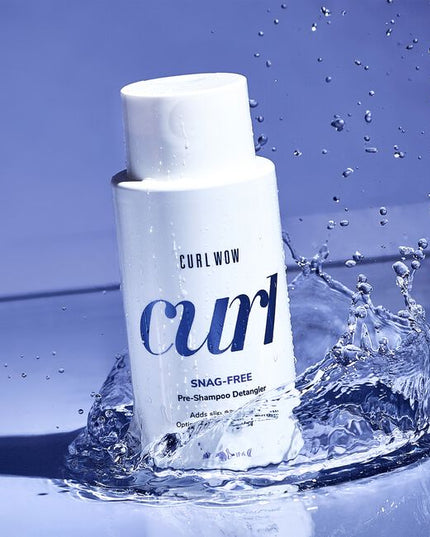 A detangler that adds slip and lubricates curls before you shampoo for tangle-free washing and reduced breakage.