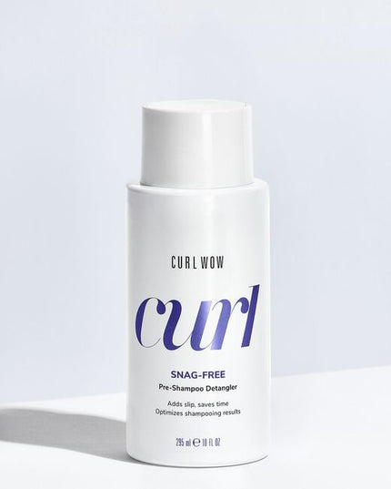 A detangler that adds slip and lubricates curls before you shampoo for tangle-free washing and reduced breakage.