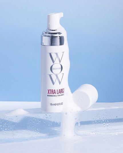 A super safe, gentle way to volumize fine, thin, limp, flat hair. This futuristic foam technology adds weightless mass to each strand without disturbing the cuticle so hair stays glossy, feels silky and super thick. Instant sexy, super-sized bombshell volume without dehydrating, dulling or weighing hair down.