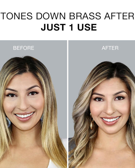 SHIMMER LIGHTS Conditioner Blonde Silver is a rich blend of emollients moisturizers and color refreshers that renews faded highlights and brightens gray hair.