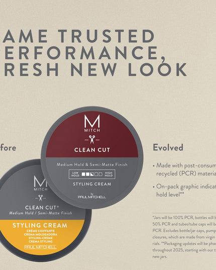 Mitch Paul Mitchell - Mitch Clean Cut Medium Hold Styling Cream
