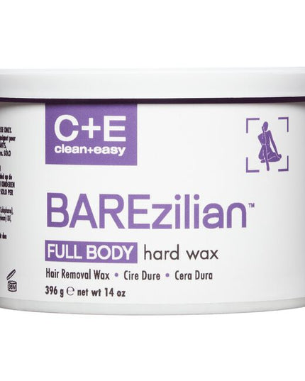 BAREzilian Hard Wax is specially formulated for full-body waxing, offering a strip-free application that’s both effective and gentle on the skin. Enriched with moisturizing soybean oil and soothing titanium dioxide, this formula helps minimize irritation while leaving skin smooth and soft.