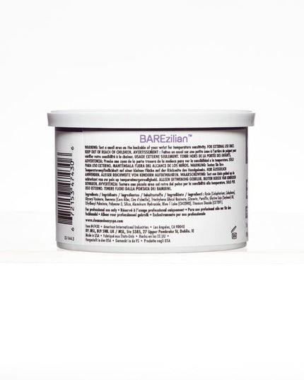 BAREzilian Hard Wax is specially formulated for full-body waxing, offering a strip-free application that’s both effective and gentle on the skin. Enriched with moisturizing soybean oil and soothing titanium dioxide, this formula helps minimize irritation while leaving skin smooth and soft.