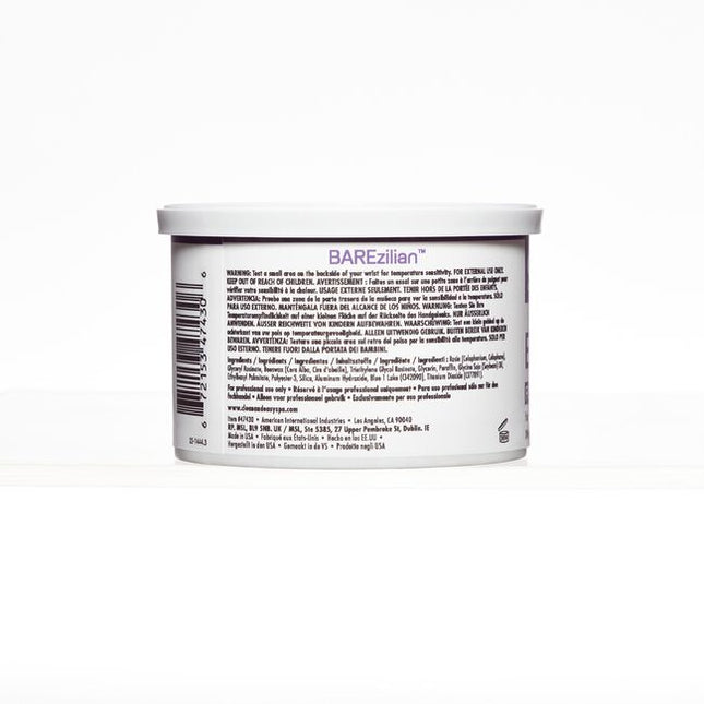 BAREzilian Hard Wax is specially formulated for full-body waxing, offering a strip-free application that’s both effective and gentle on the skin. Enriched with moisturizing soybean oil and soothing titanium dioxide, this formula helps minimize irritation while leaving skin smooth and soft.