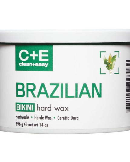 Clean + Easy’s Brazilian Hard Wax is specially formulated for full bikini waxing, effectively removing even the coarsest hair with a gentle touch. Infused with glycerin, soybean oil, and olive oil, this moisture-rich formula helps soften and smooth the skin for a silky finish.