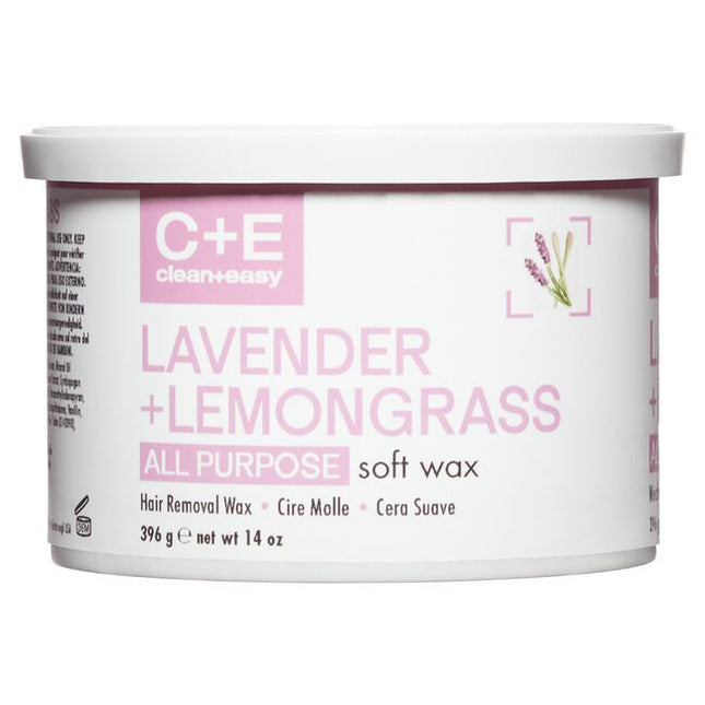 Infused with the scents of lavender and lemongrass, this soft wax formula provides a calming, aromatic waxing experience. Lavender is known for its soothing, relaxing scent and lemongrass has a fresh, herbaceous scent that is uplifting and mood boosting