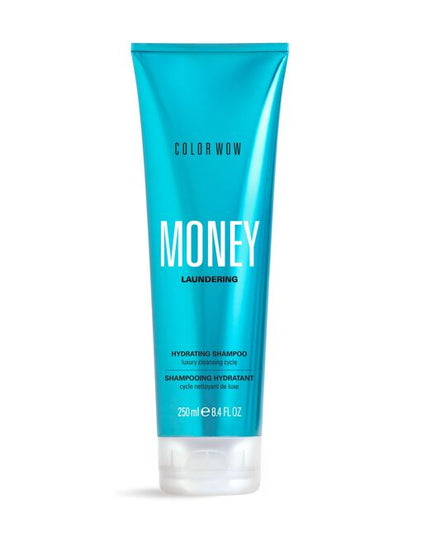 Money Laundering Shampoo contains nature’s most notorious water-grabbing and hydrating ingredients, Hyaluronic Acid plus four nutrient-rich marine algae. This gentle wash delivers a surge of hydration, leaving the hair and scalp in optimal condition, strands looking supple, super-healthy and shiny.