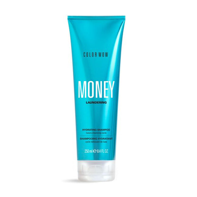 Money Laundering Shampoo contains nature’s most notorious water-grabbing and hydrating ingredients, Hyaluronic Acid plus four nutrient-rich marine algae. This gentle wash delivers a surge of hydration, leaving the hair and scalp in optimal condition, strands looking supple, super-healthy and shiny.