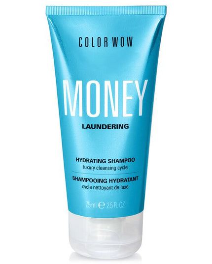 Money Laundering Shampoo contains nature’s most notorious water-grabbing and hydrating ingredients, Hyaluronic Acid plus four nutrient-rich marine algae. This gentle wash delivers a surge of hydration, leaving the hair and scalp in optimal condition, strands looking supple, super-healthy and shiny.