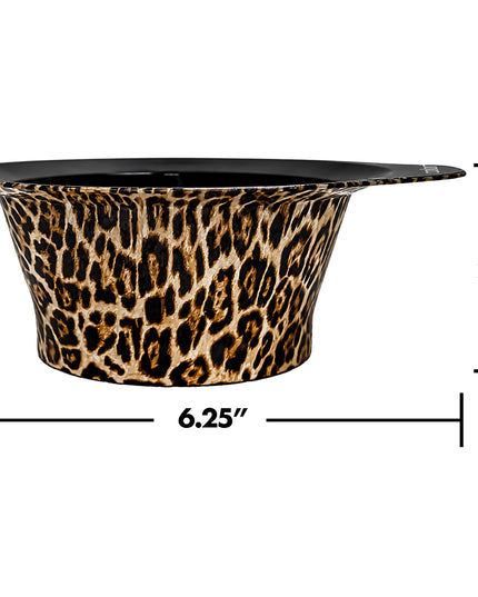 The Colortrak Leopard Stackable Color Bowl (3 Pack) is a professional-grade salon tool set designed to combine visual flair with heavy-duty function.