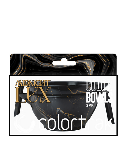 Where precision and style collide, The Midnight Lux Bowls are crafted in a sleek, deep hue and bring a touch of luxe to your coloring ritual. The perfectly curved edges make mixing and applying color smooth and seamless, while the non-slip base ensures stability during every process. With every mix, you’ll feel the magic of Midnight Lux—because your color deserves more than just a bowl.