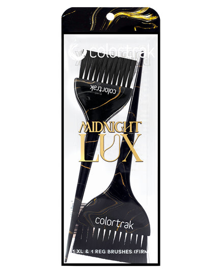 Where precision meets midnight allure. These brushes with deep sapphire bristles are designed for seamless application and glide through every stroke with effortless control. The handle ensures a steady grip, while the luxe bristles hold just the right amount of product for flawless saturation. Whether you're painting bold transformations or soft blends, these brushes bring an air of mystery and mastery to your craft. Because great color starts with the perfect brush.