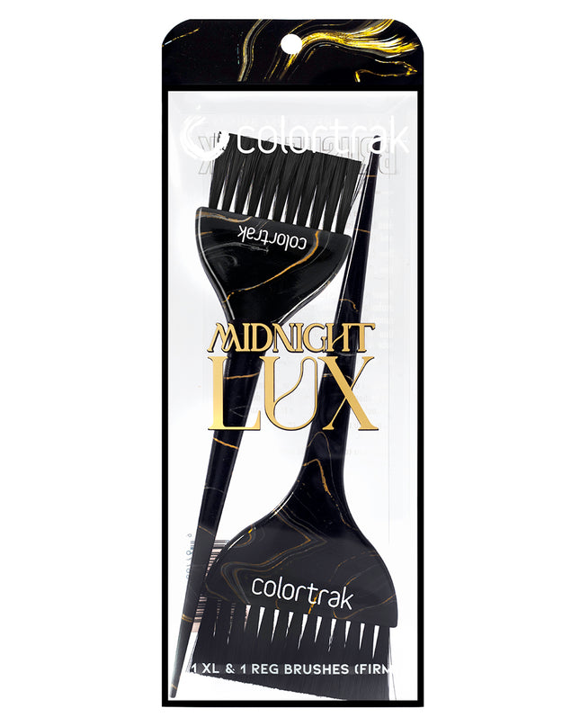 Where precision meets midnight allure. These brushes with deep sapphire bristles are designed for seamless application and glide through every stroke with effortless control. The handle ensures a steady grip, while the luxe bristles hold just the right amount of product for flawless saturation. Whether you're painting bold transformations or soft blends, these brushes bring an air of mystery and mastery to your craft. Because great color starts with the perfect brush.