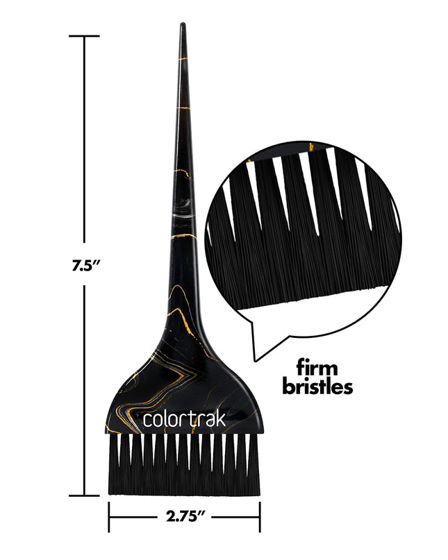 Where precision meets midnight allure. These brushes with deep sapphire bristles are designed for seamless application and glide through every stroke with effortless control. The handle ensures a steady grip, while the luxe bristles hold just the right amount of product for flawless saturation. Whether you're painting bold transformations or soft blends, these brushes bring an air of mystery and mastery to your craft. Because great color starts with the perfect brush.