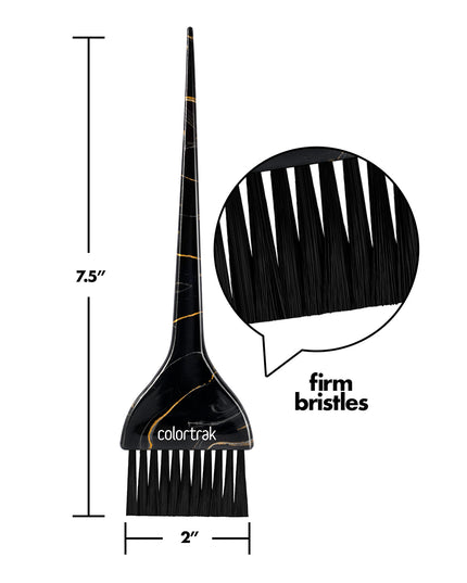 Where precision meets midnight allure. These brushes with deep sapphire bristles are designed for seamless application and glide through every stroke with effortless control. The handle ensures a steady grip, while the luxe bristles hold just the right amount of product for flawless saturation. Whether you're painting bold transformations or soft blends, these brushes bring an air of mystery and mastery to your craft. Because great color starts with the perfect brush.