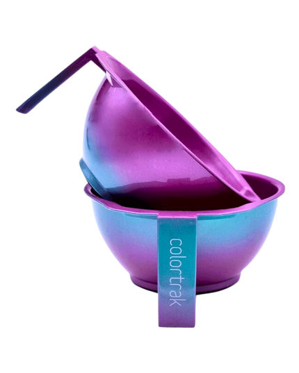 Let this shimmering Aurora Collection bowls light up your color station! 2 pack.