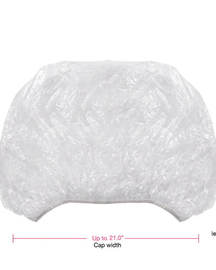Colortrak Clear Disposable Processing Caps available in XL. The caps are convenient for perms, conditioners and color.