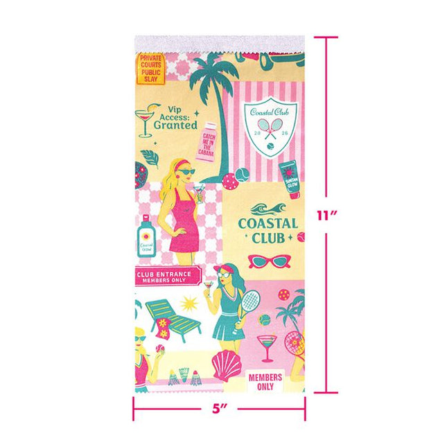 Say hello to Coastal Club, where every highlight is members only and your glow is always on the list. Think cabana vibes, tennis court chic, and sun drenched cocktails with the girls, this foil is all about effortless glam with pro level performance. From bold blondes to sun kissed highlights, every application feels like a poolside cocktail, effortless, elevated, and just the right amount of glam. Join the club. Flawless color looks good on you. Graceful. Glamorous. Game ready. This is Coastal Club.
