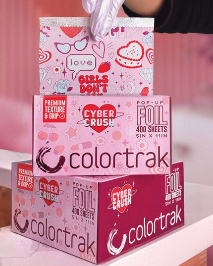 Say hello to Cybercrush—where Y2K nostalgia meets bold color energy. This funky foil is more than a pretty print—it’s a full-on vibe. With a smooth pop-up design for easy grip and flawless placement, each sheet delivers max saturation and serious hold. Think chrome dreams, butterfly clips, and high-gloss highlights—because your color game deserves a foil that’s just as iconic. Go big, go bold, go Cybercrush.