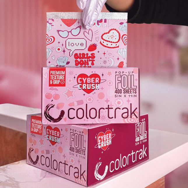 Say hello to Cybercrush—where Y2K nostalgia meets bold color energy. This funky foil is more than a pretty print—it’s a full-on vibe. With a smooth pop-up design for easy grip and flawless placement, each sheet delivers max saturation and serious hold. Think chrome dreams, butterfly clips, and high-gloss highlights—because your color game deserves a foil that’s just as iconic. Go big, go bold, go Cybercrush.