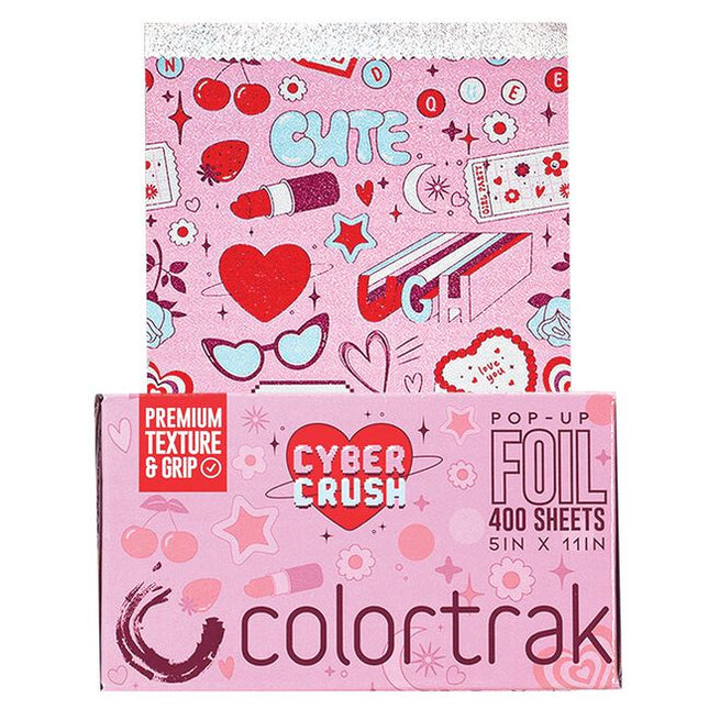 Say hello to Cybercrush—where Y2K nostalgia meets bold color energy. This funky foil is more than a pretty print—it’s a full-on vibe. With a smooth pop-up design for easy grip and flawless placement, each sheet delivers max saturation and serious hold. Think chrome dreams, butterfly clips, and high-gloss highlights—because your color game deserves a foil that’s just as iconic. Go big, go bold, go Cybercrush.