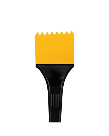 The Flexi brushes are a must-have for all professional hairstylists, offering unparalleled flexibility and convenience. You don’t have to worry about damaging hair or irritating scalps. They are heat resistant and won't pull out strands as you apply. Best of all, cleaning these tools are a breeze - just rinse with water or use shampoo and conditioner to keep them looking new! Bonus points: great for scooping out hair dye from the bowl, doing root touch-ups or adding highlights and lowlights to the hair!