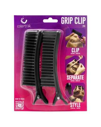 This innovative clip makes quick work of sectioning, so get a grip, and get creative!