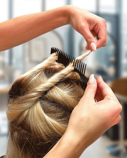 This innovative clip makes quick work of sectioning, so get a grip, and get creative!