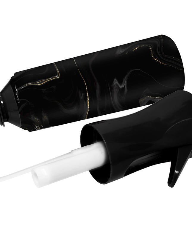 Where precision meets style, the Midnight Lux Spray Bottle elevates your styling game. Designed in a sleek, deep hue, it adds a touch of luxe to your station. The ultra-fine mist ensures even distribution, giving you complete control for flawless results every time. With a comfortable grip and consistent spray, every spritz feels like magic—because your craft deserves more than just a bottle.