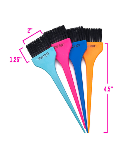 Color like a pro with the all-new Pro Pack, your ultimate toolkit for precision and professional hair coloring. This comprehensive kit includes extended length carbon fiber combs for accurate weaving, feather bristle brushes for smooth application, and rubberized Croc Clips for secure sectioning. Elevate your styling game and create stunning looks effortlessly with the Pro Pack.