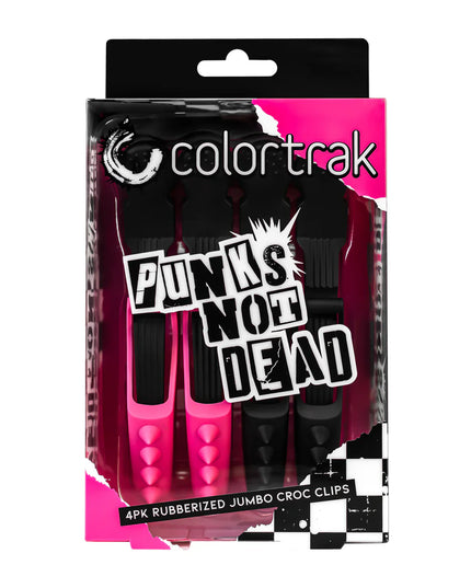 These aren't ordinary clips - they're a statement piece. This 4 pack of spikey jumbo croc clips is sure to grab all the attention, keeping your strands up with some extra bite.