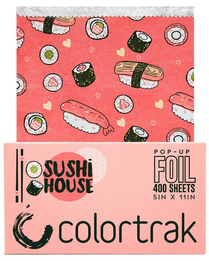 Imagine the fun and excitement of a sushi feast with every highlight and touch-up. Perfect for both salon professionals and at-home enthusiasts, these 400ct pop-up foils turn your hair transformations into a delightful, creative experience reminiscent of savoring your favorite sushi rolls, enjoying the fresh taste of sashimi, and the artful presentation of each dish. Elevate your hair game and dive into the joy and thrill of a sushi night, bringing the spirit of sushi dining to your day!